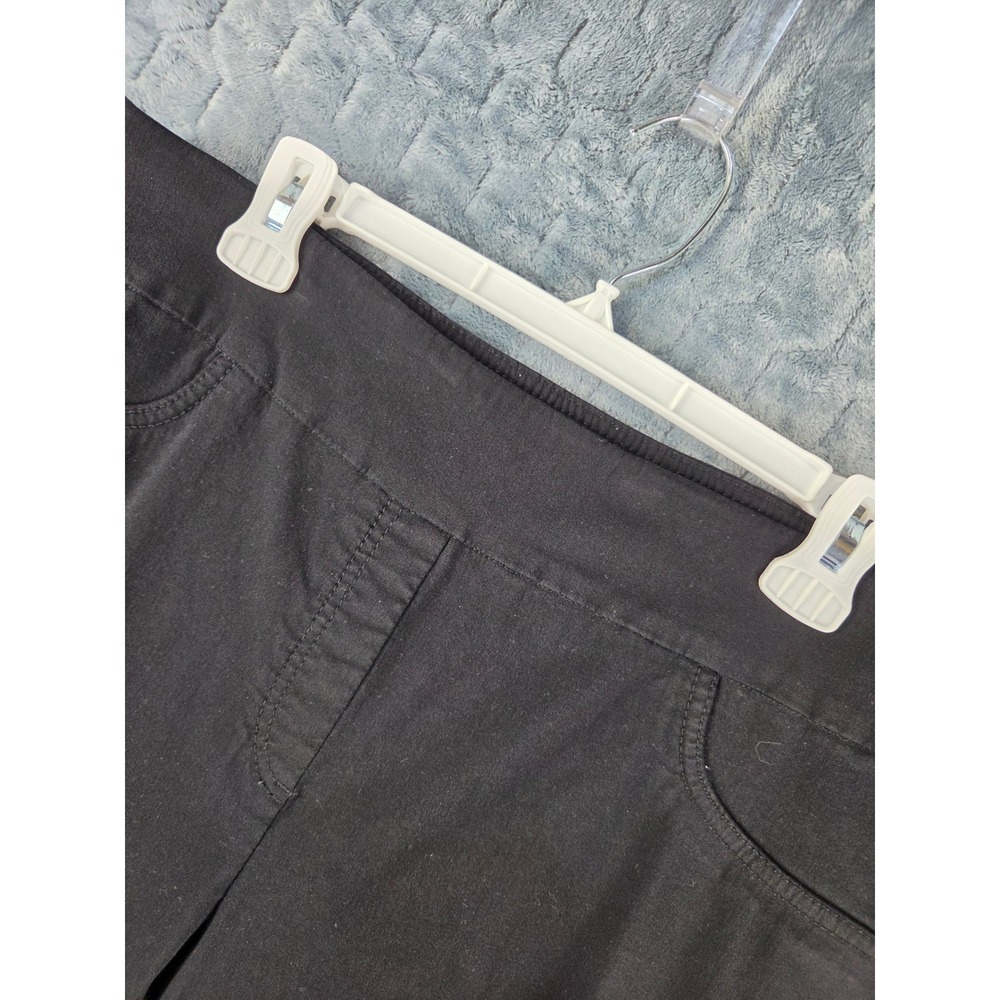 Ruby Rd Favorites Black Pull On Stretch Pants Size 16 Straight Leg Career